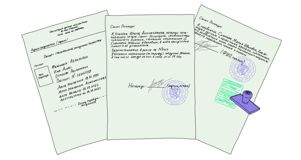 Нотариально заверенный перевод паспорта